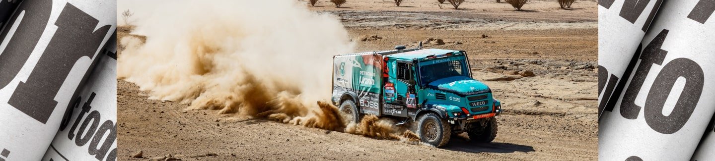 Drei IVECO Trucks sind bei der Rallye Dakar 2022 unter den Top 10 gelandet